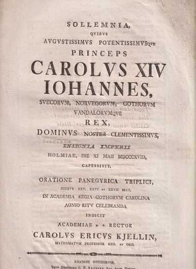 Sollemnia, qvibvs avgvstissimvs potentissimvsqve…