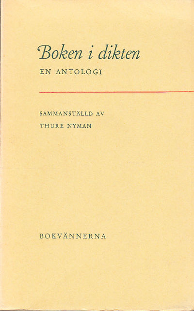 Boken i dikten. En antologi sammanställd av Thure…