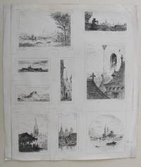 Nine small etchings - [Paris à l'Eau-Forte]