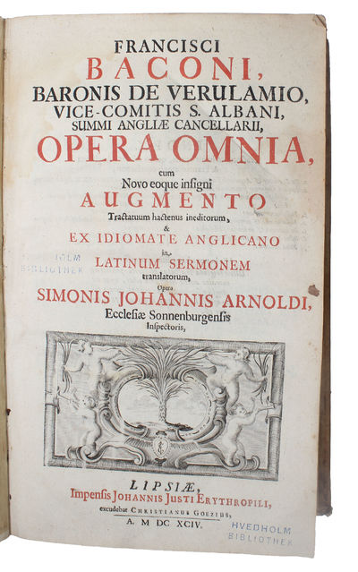Opera Omnia, quae extant Philosophica, Moralia,…