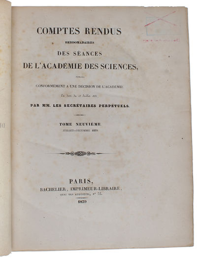 Fixation des images qui se forment au foyer d'une chambre obscure. (Seance du Lundi 7 Janvier 1839).  (+) Le Daguerréotype. (Seance du Lundi 19 Aout 1839). (photo 2)