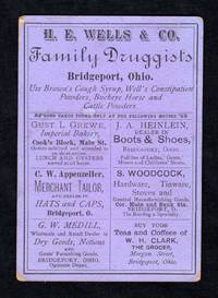 Advertising Song Card for H. E. Wells & Co., Family Druggist