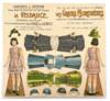 Uncut Paper Doll Advertising Anti-Lice Shampoo
