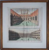 Engravings of Jesus College Oxford