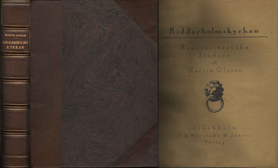 RIDDARHOLMSKYRKAN. Konsthistoriska studier.
