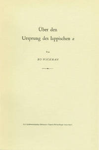 Über den Ursprung des lappischen a. Ur…