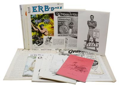 Collection of 37 fanzines and pieces of ephemera about the work of Edgar Rice Burroughs