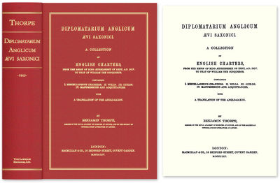 Diplomatarium Anglicum Aevi Saxonici. A Collection of English..