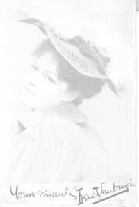 image of Charming Cabinet Photo by Alfred Ellis, signed and inscribed (Dame Irene, 1872-1949, Actress, Married in 1901 Dion Boucicault the younger, acted with Sir Beerbohm Tree)