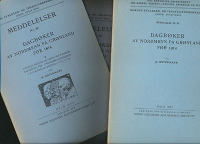 Dagbøker av nordmenn på Grønland før 1814. 1-3