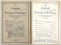 Two (2) Issues of The Journal of Parapsychology -- Vol. III Nos. 1 and 2