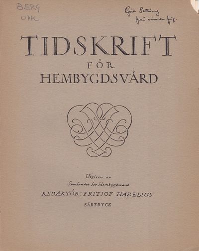 Till Gustaf Upmarks minne. Särtryck ur Tidskrift…