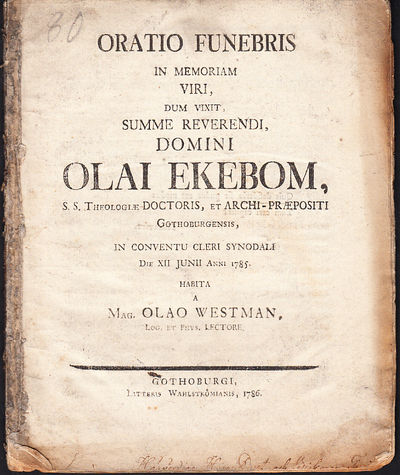 Oratio funebris in memoriam viri, dum vixit,…