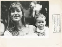 Original photograph of Jane Birkin posing with her daughter Charlotte, circa 1972 by Jane Birkin, Charlotte Gainsbourg (subjects) - 1972