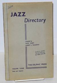 The directory; of recorded jazz and swing music (including gospel and blues records); volume...