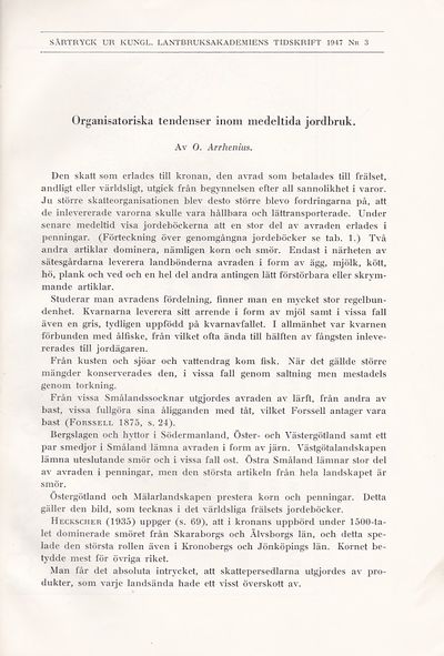 Organisatoriska tendenser inom medeltida…