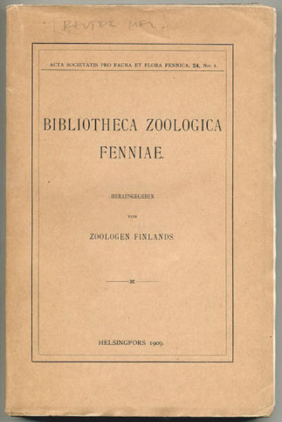 Bibliotheca zoologica Fenniae.