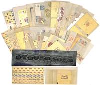 Collection of Over One Hundred Fifteen (115) Butter Wrappers with Original USDA Label Micro-metal Photoengravers' Printing Plate