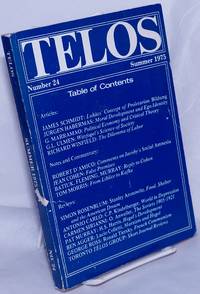 image of Telos No. 24, Summer, 1975