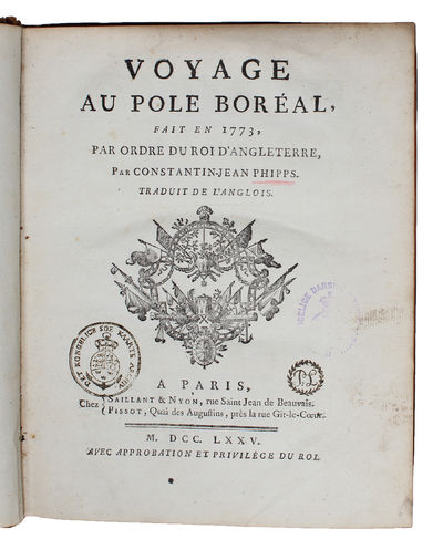 Voyage au Pole Boréal, fait en 1773, par Ordre du Roi D'Angleterre. Traduit de L'Anglois. (photo 2)