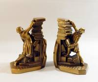 Vintage Librarian Bookends