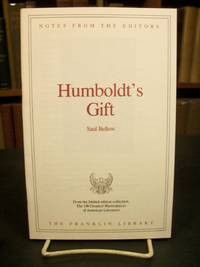 Humboldt&#039;s Gift, Notes from the Editors, from the Limited Edition Collection, The 100 Greatest Masterpieces of American Literature by Bellow, Saul - 1980