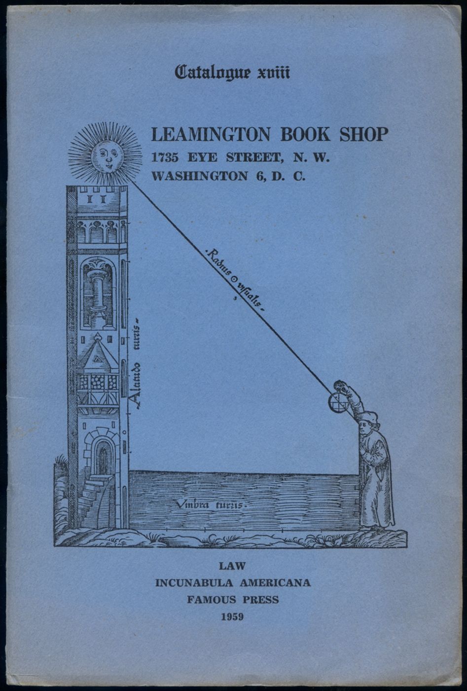 Leamington Book Shop Catalogue xviii: Law, Incunab
