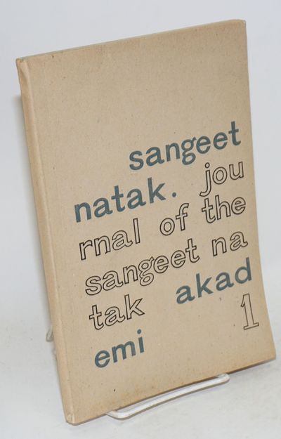 Sangeet natak.; Journal of the Sangeet Natak Akademi; a bi-annual publication on music dance and drama. Issue 1