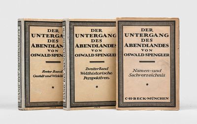 Der Untergang des Abendlandes. Umrisse einer Morphologie der