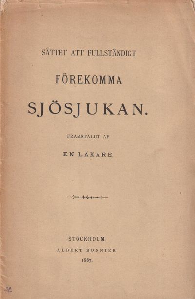 Sättet att fullständigt förekomma sjösjukan,…