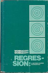 cover of Regression: A Second Course in Statistics