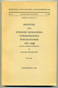 Register över Sveriges geologiska undersöknings…