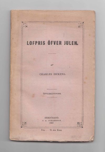 Lofpris öfver julen. Öfversättning.