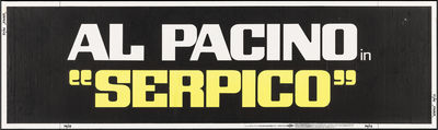 Serpico (Original banner poster for the 1973 film)