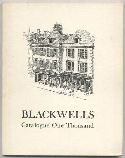 Oxford: Blackwell, 1974. Softcover. Near Fine. Small square quarto. 127, pp. Small crease on the rea...