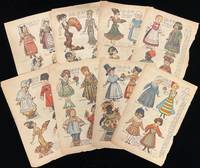 Twenty-eight (28) Uncut "Dolls of All Nations" Newspaper Supplements