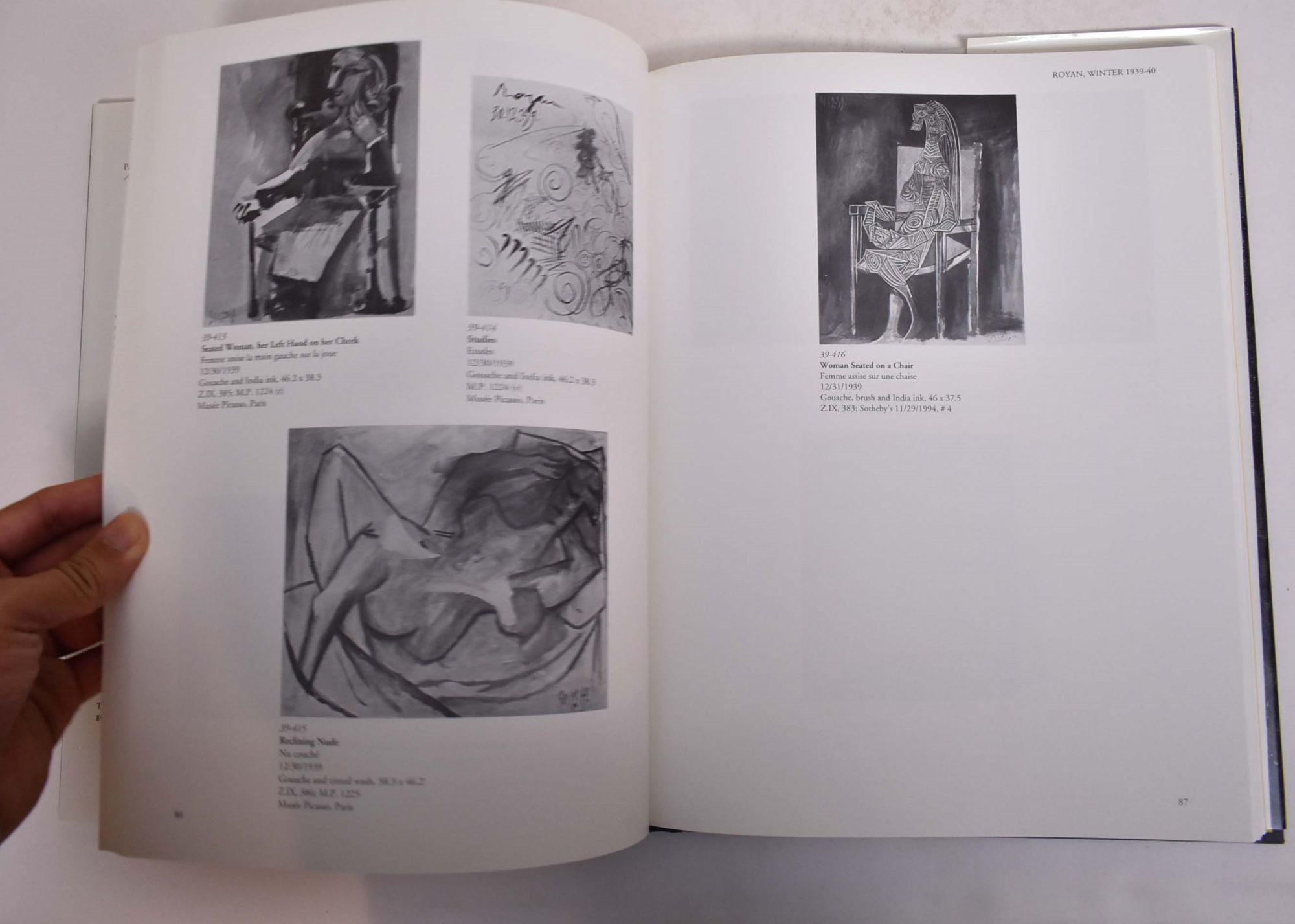 Picasso's Paintings, Watercolors, Drawings and Sculpture: A