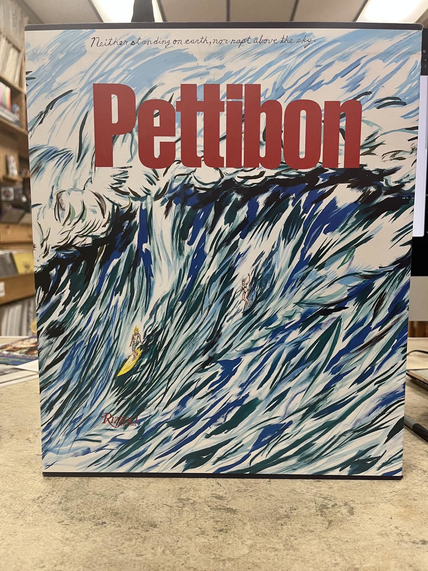 絶版　Raymond Pettibon Rizzoli RAYMOND PETTIBON 1of1 SIGNED WAVE DRAWING RIZZOLI PRINT HC
