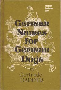 image of German Names for German Dogs