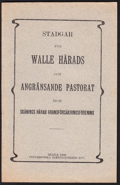 Stadgar för Walle härads och angränsande…