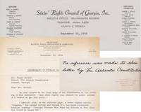 Catalog 2, Item #11 Ephemera from the States' Rights Council of Georgia