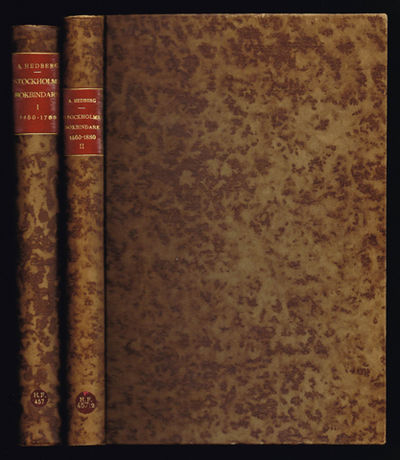 Stockholms bokbindare 1460-1880. (Del 1:…