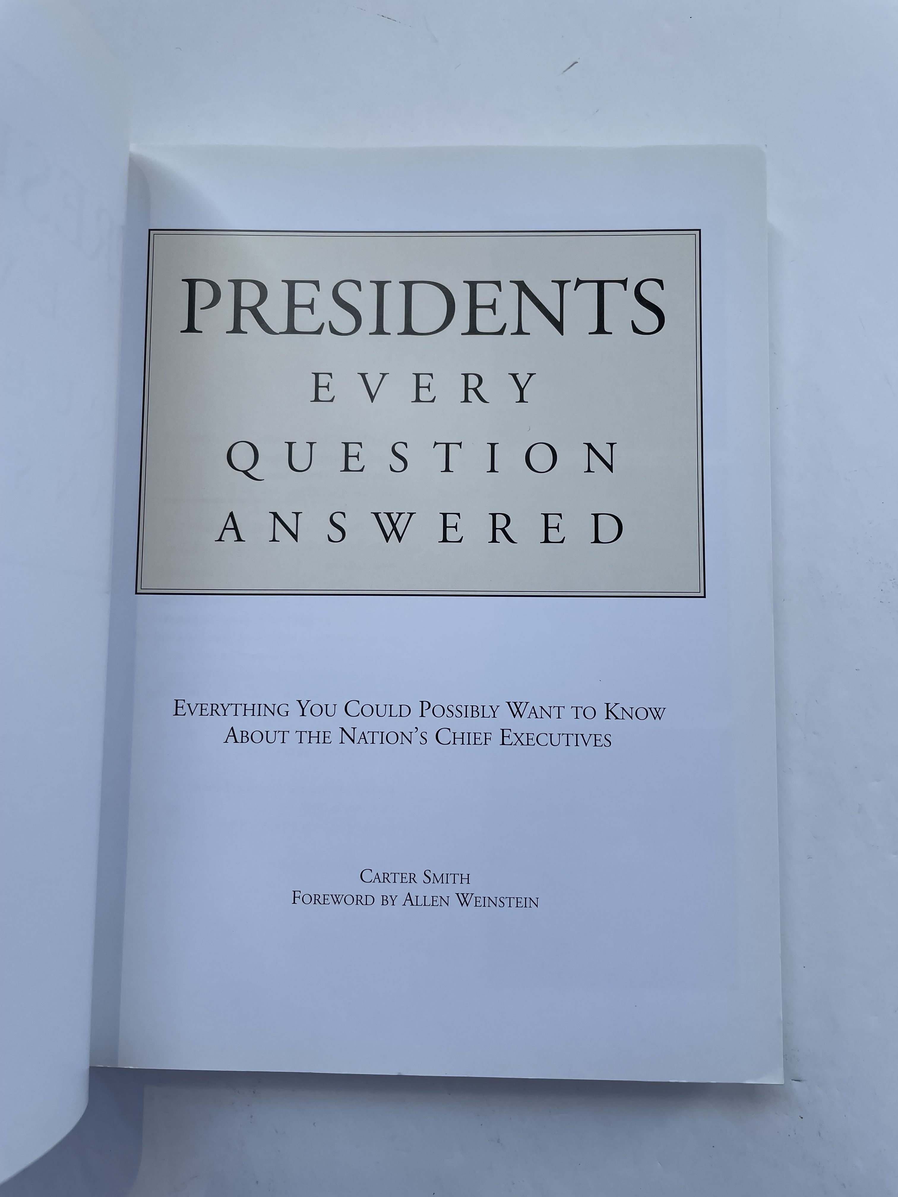 Presidents: Every Question Answered
英語版 Smithsonian Presidents Every Question Answered - Everything You