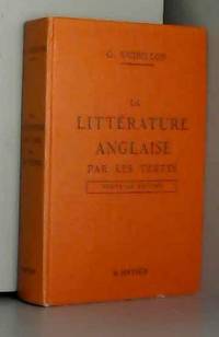 G. Guibillon,... La LittÃ©rature anglaise par les textes : . 27e Ã©dition by Georges Guibillon - 1962