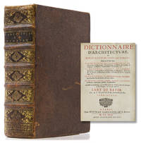 Cours d’Architecture qui comprend les ordres de Vignole, Avec des Commentaires, les Fgures & Descriptions de ses plus beaux Bâtimens, & de ceux de MICHEL-ANGE…& tout ce qui regarde L’Art de Bâtir…