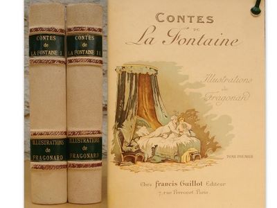Contes de La Fontaine avec illustrations de…