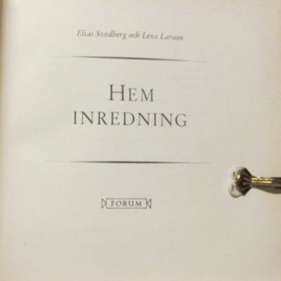 Heminredning.