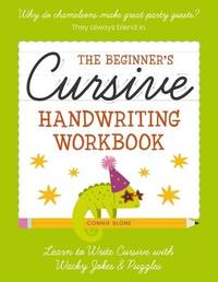 Beginner's Cursive Handwriting Workbook