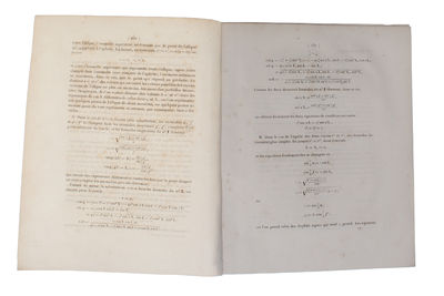 Mémoire sur le Calcul des perturbations qu'éprouvent les Comètes. (photo 2)