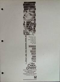 The Chalk Garden. Campaign Sheet 1964 Deborah Kerr, Hayley Mills